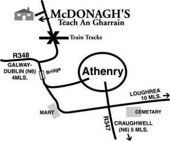 An Teach Gharrain Country B&B, 
Ballygarraun South, 
Athenry, 
Galway,
Irlanda