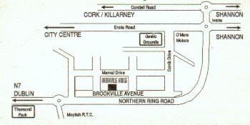 Brookville House B&B, 
31 Brookville Avenue, 
Clareview, 
Limerick City, 
Co. Limerick,
Ireland
 